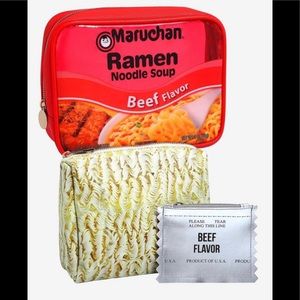 Maruchan Beef Ramen Noodle Soup 3pc Cosmetic Bag Set